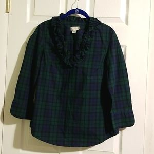 Vineyard Vines plaid pullover top